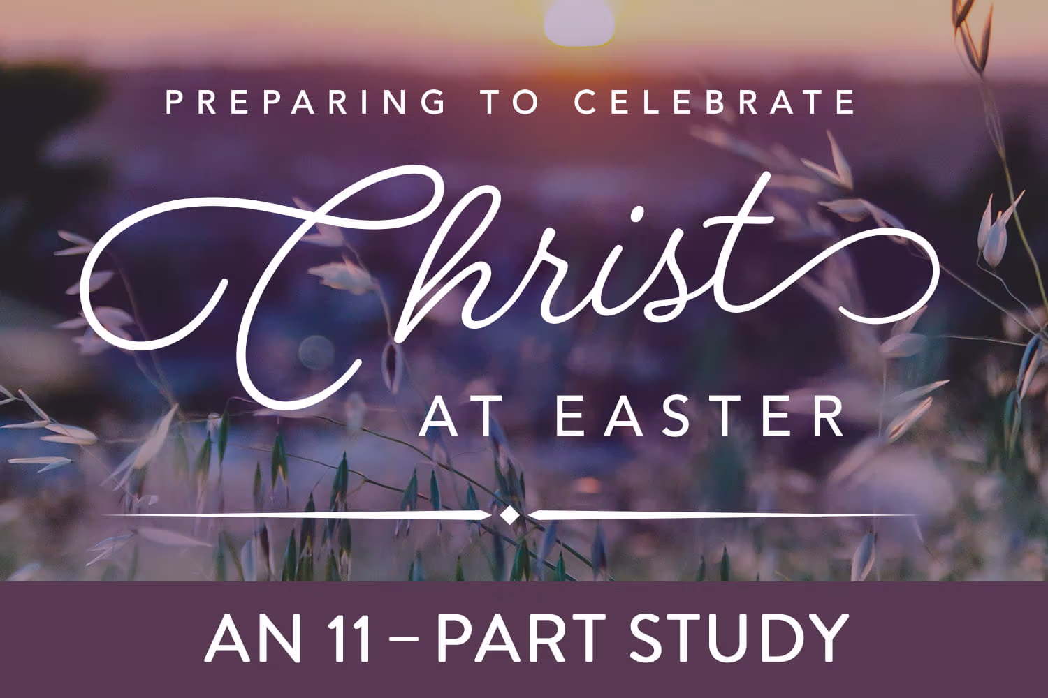 Preparing to Celebrate Christ at Easter