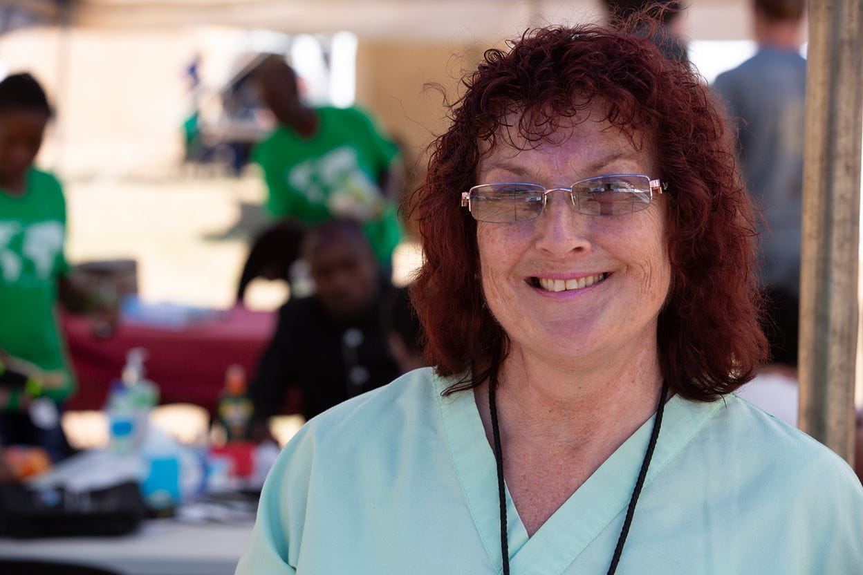 Image of a women smiling