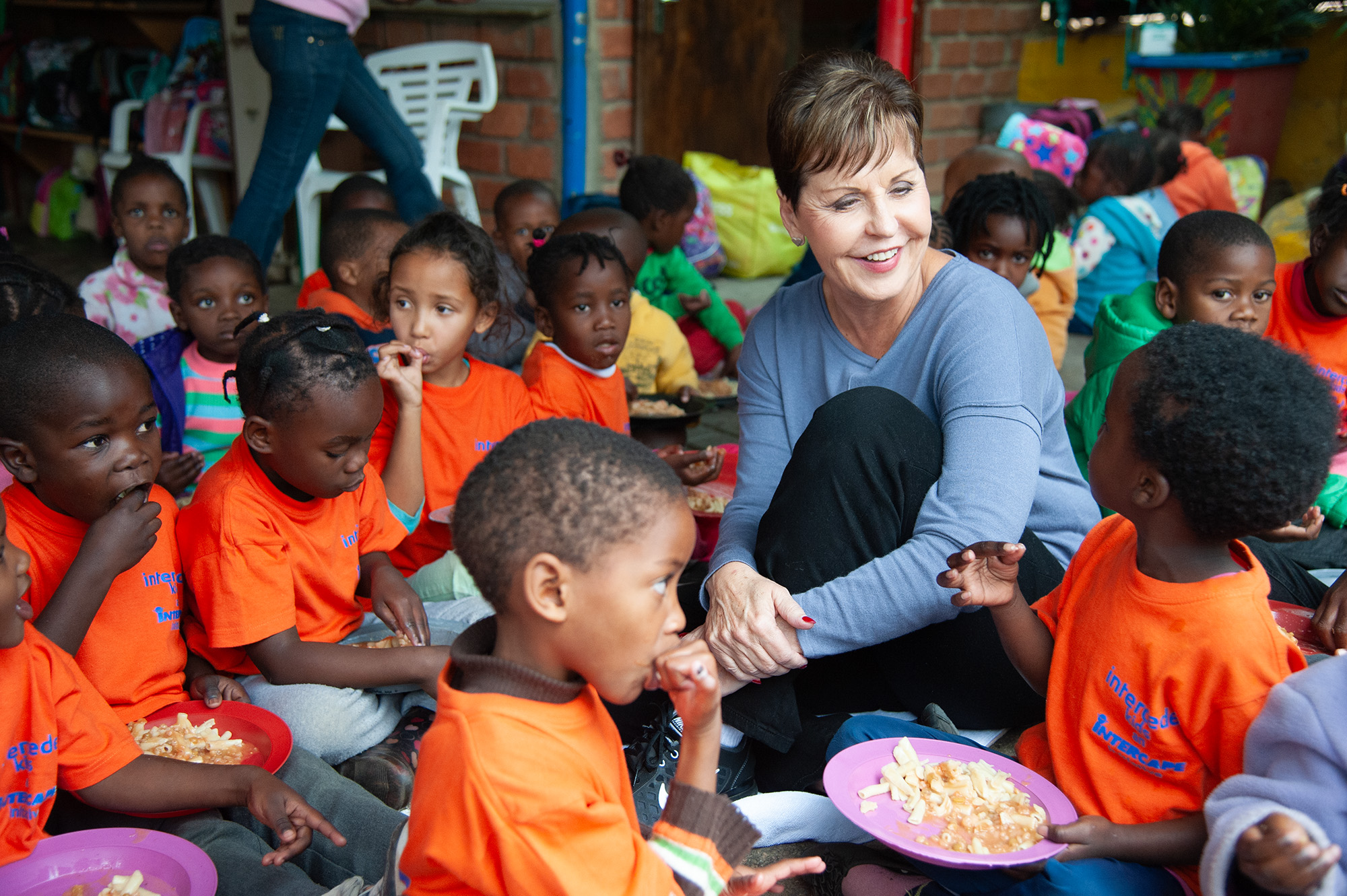 Joyce Meyer with Kids