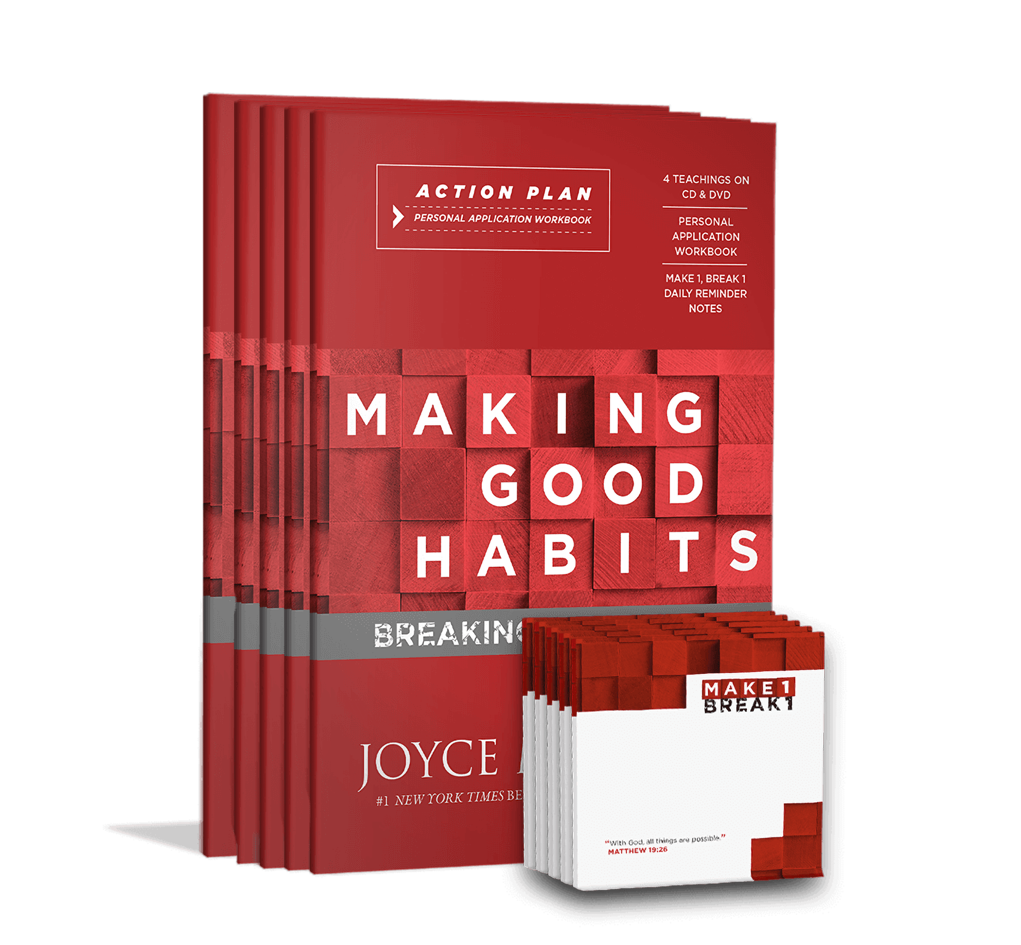 Habits Action Plan Guide and Reminder Notes 5 Pack Bundle