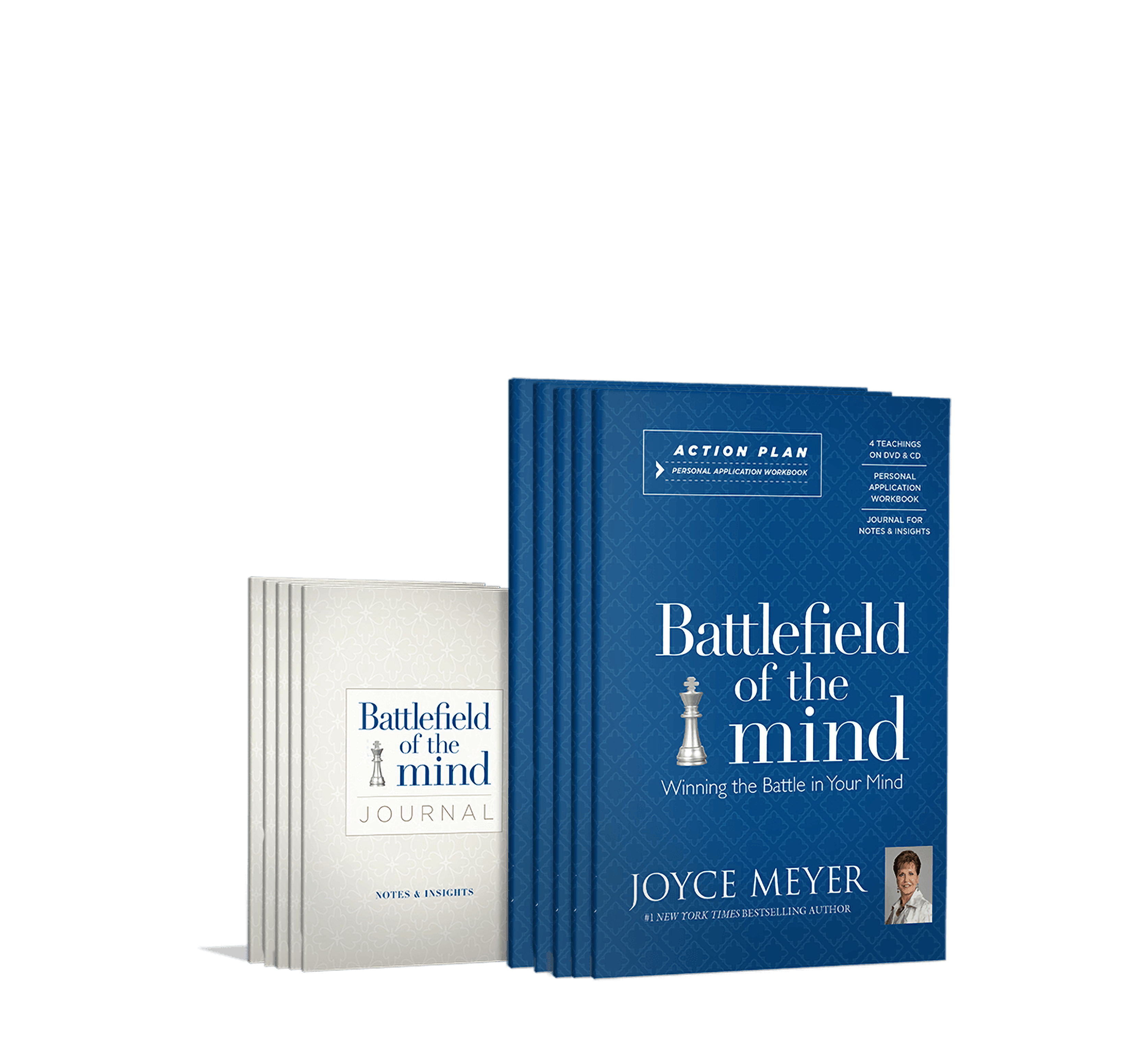 Battlefield of the Mind Action Plan Guide and Journal 5 Pack Bundle