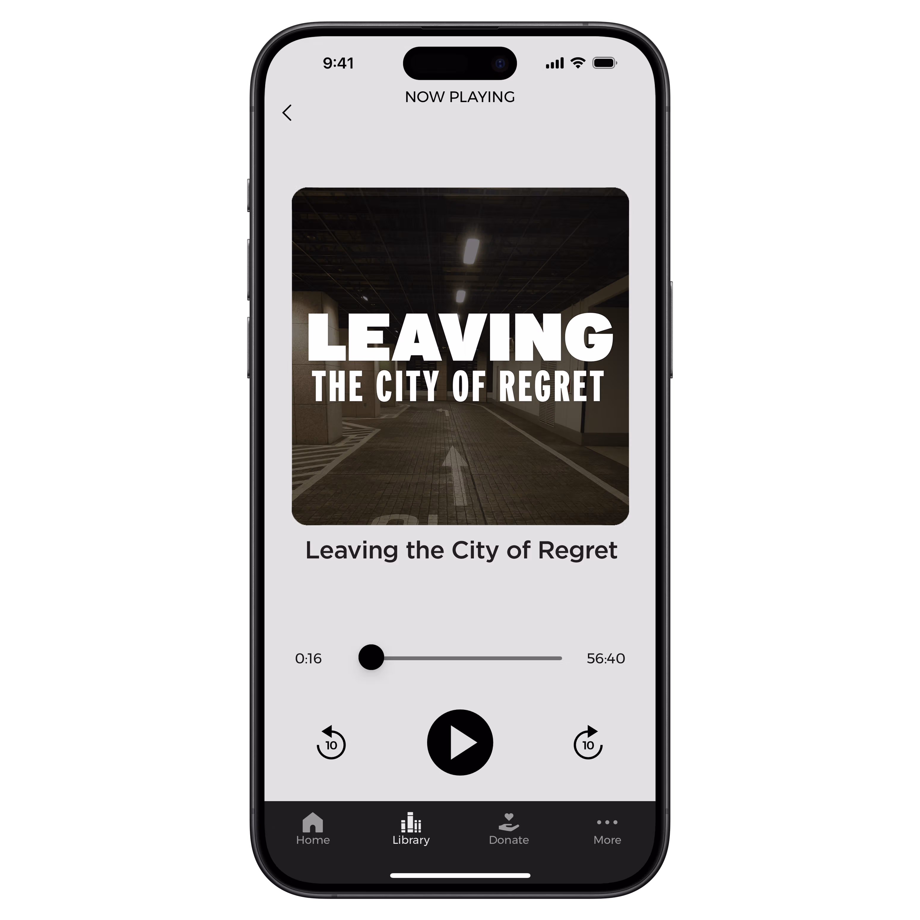 Leaving the City of Regret - Digital Audio Teaching
