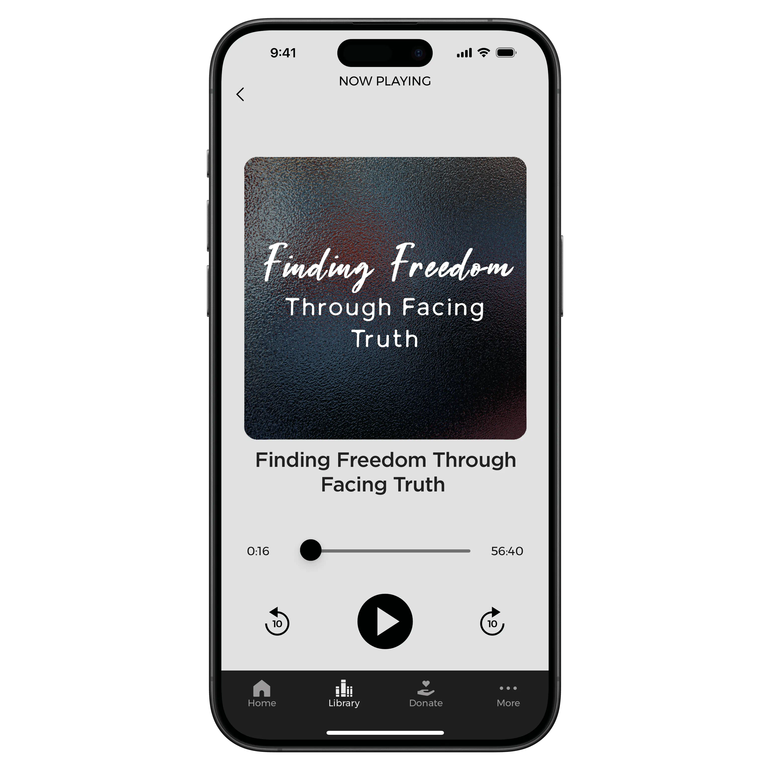 Finding Freedom Through Facing Truth.- Digital Audio Teaching