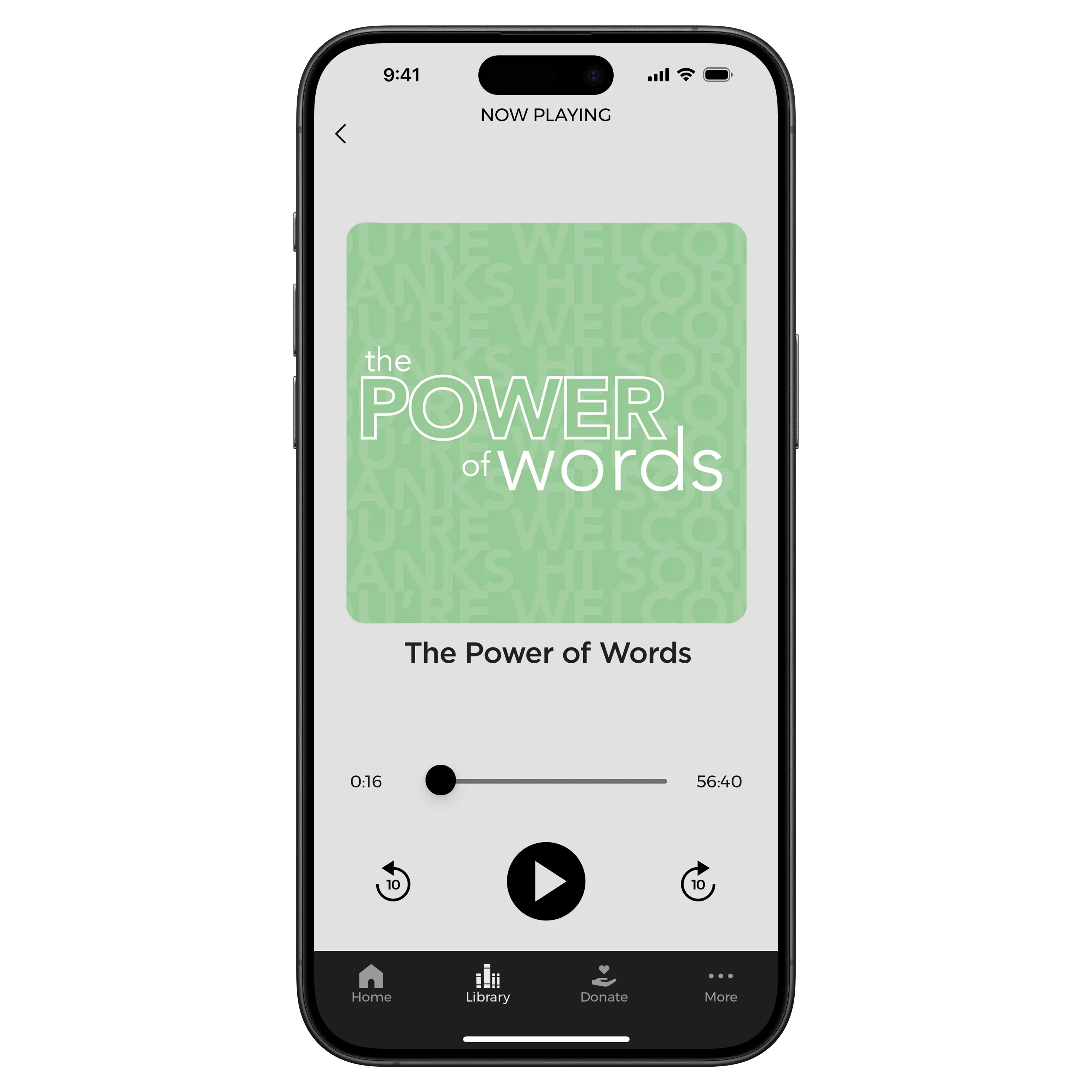 The Power of Words - Digital Audio Teaching