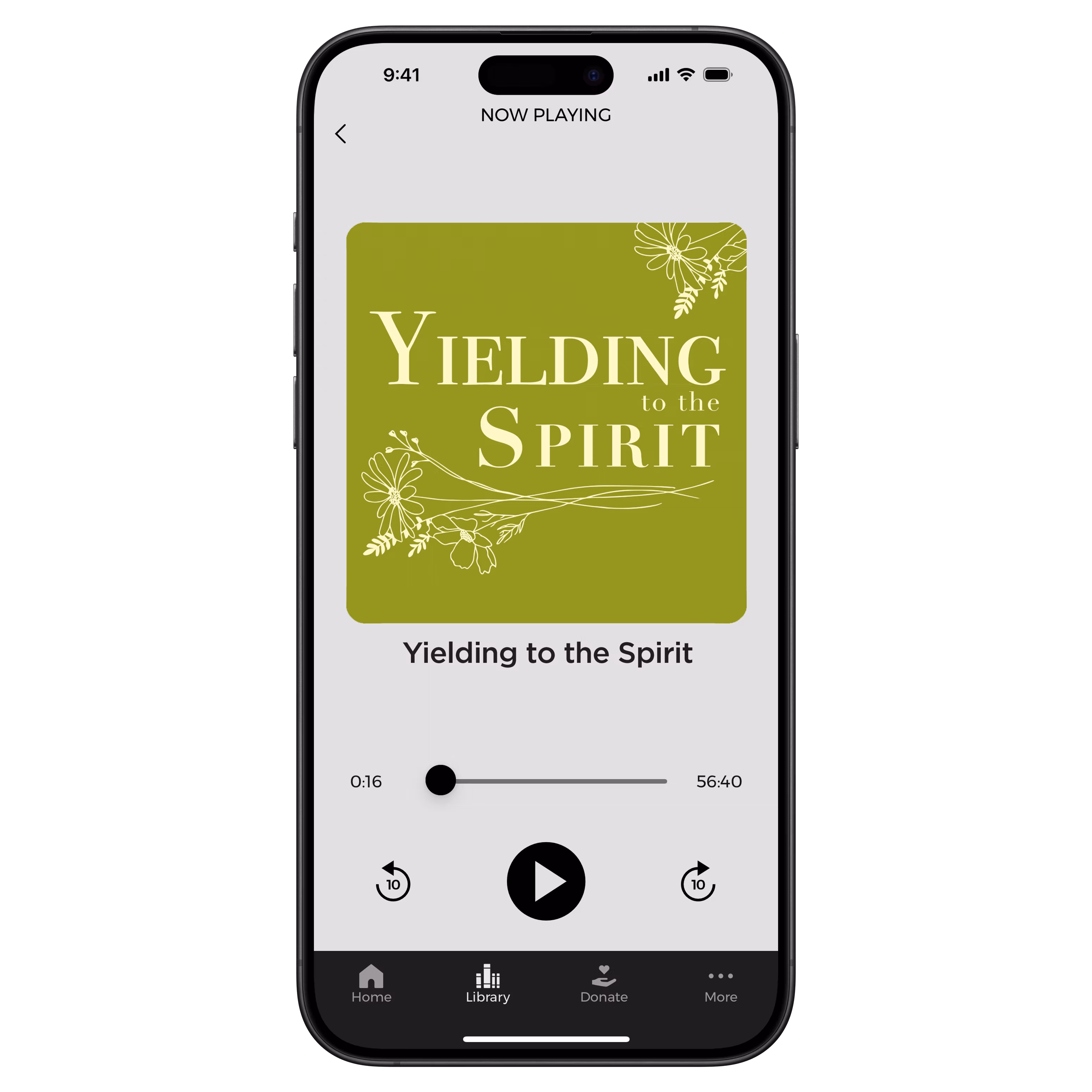 Yielding to the Spirit – Digital Audio Teaching