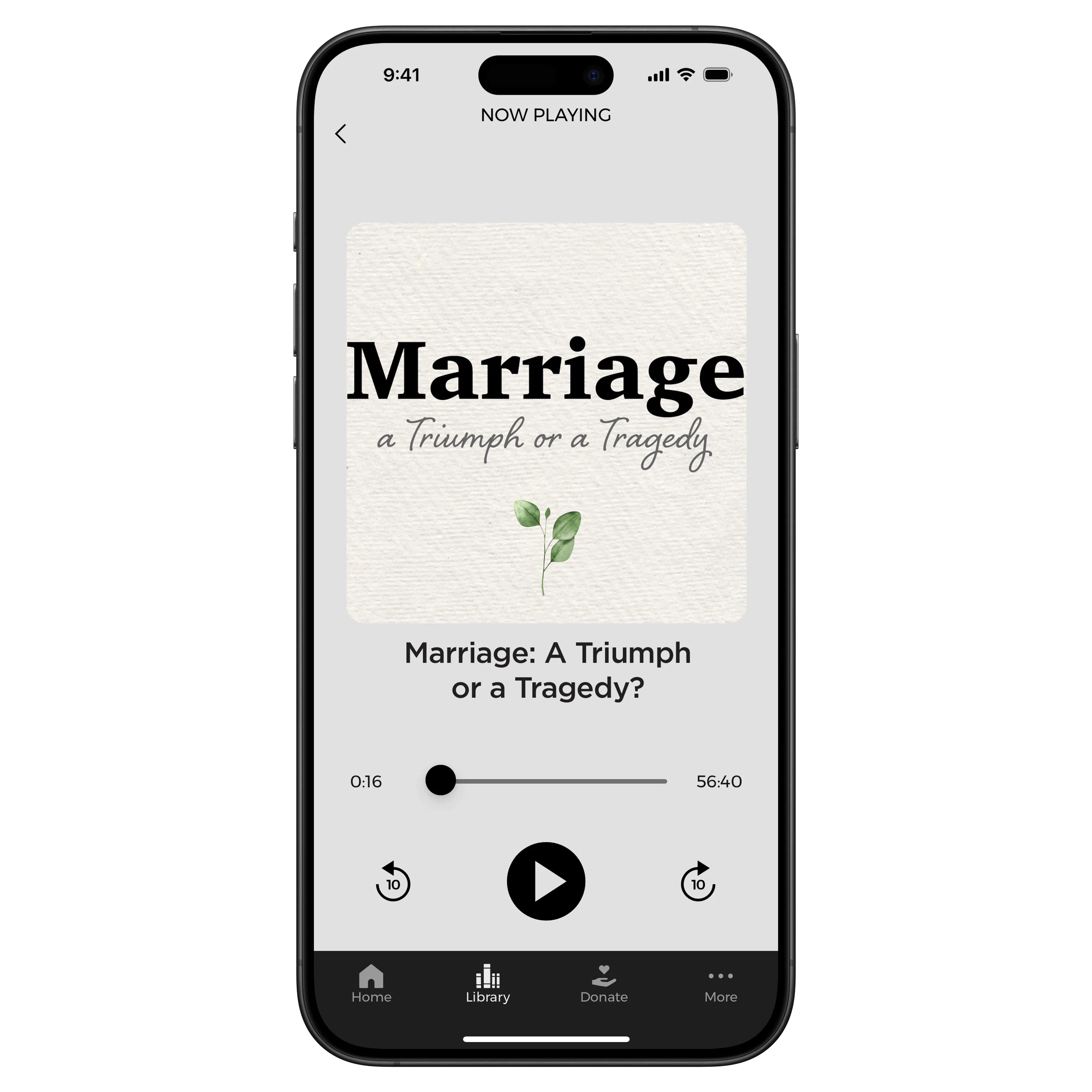 Marriage: A Triumph or a Tragedy? - Digital Audio Teaching