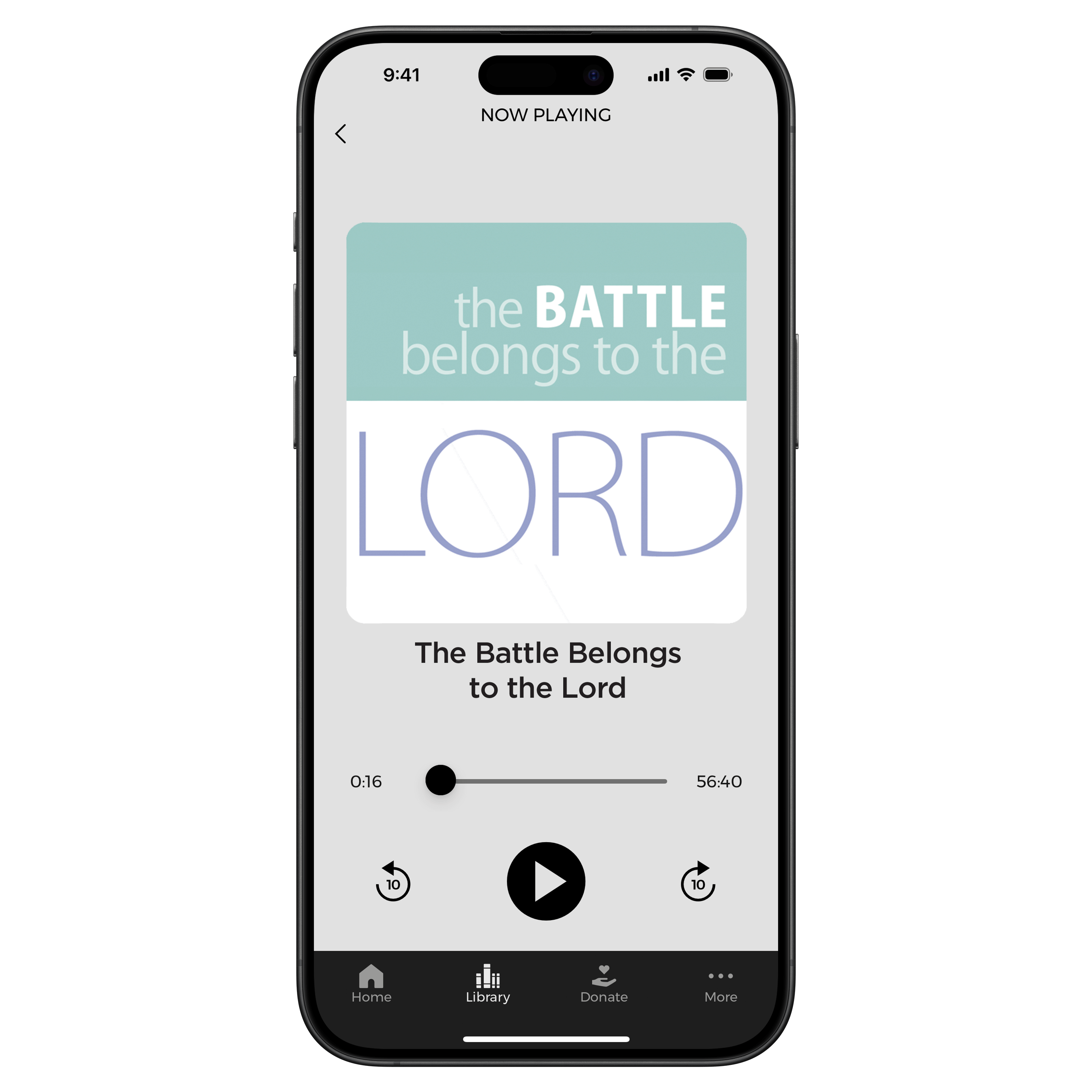 The Battle Belongs to the Lord - Digital Audio Teaching
