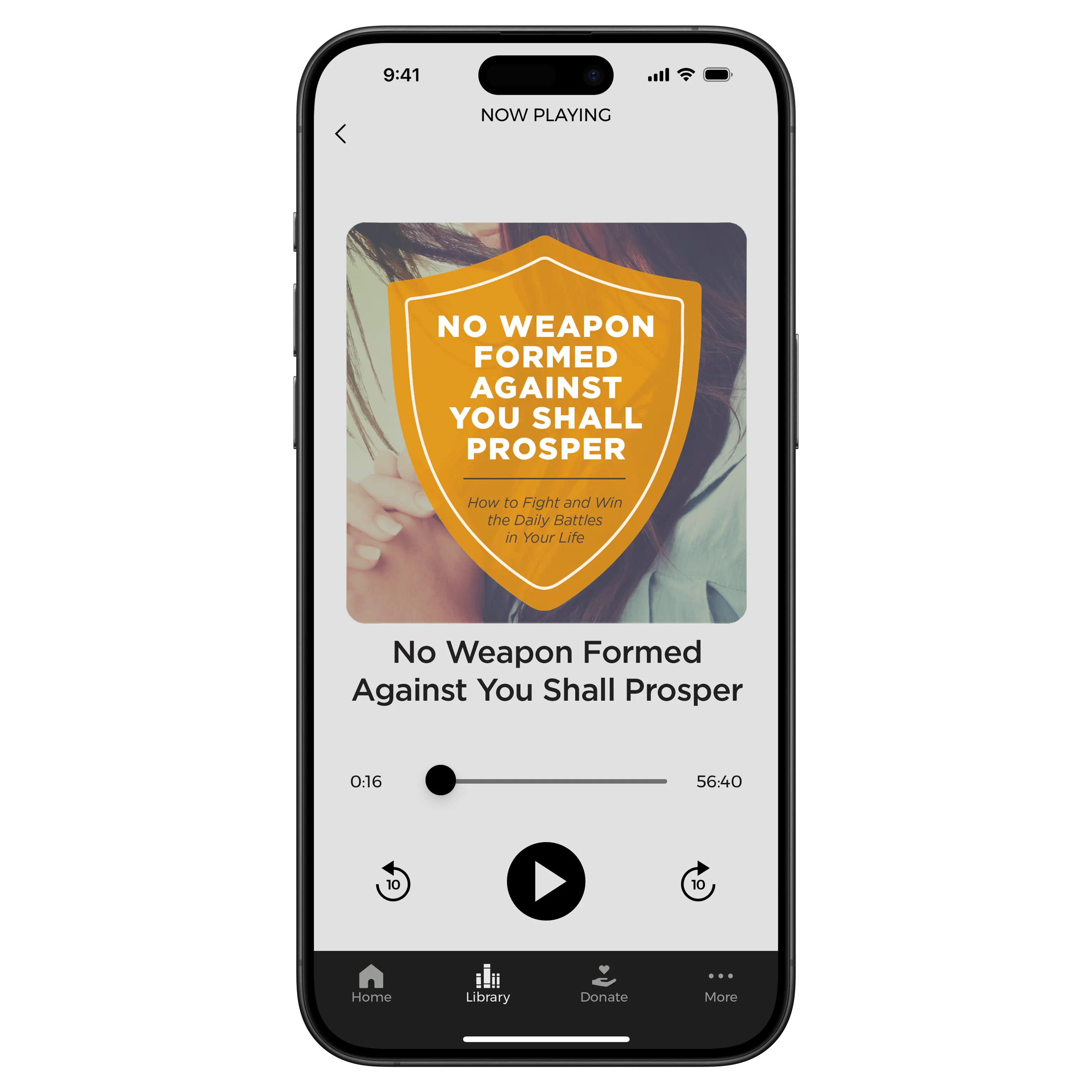 No Weapon Formed Against You Shall Prosper - Digital Audio Teaching