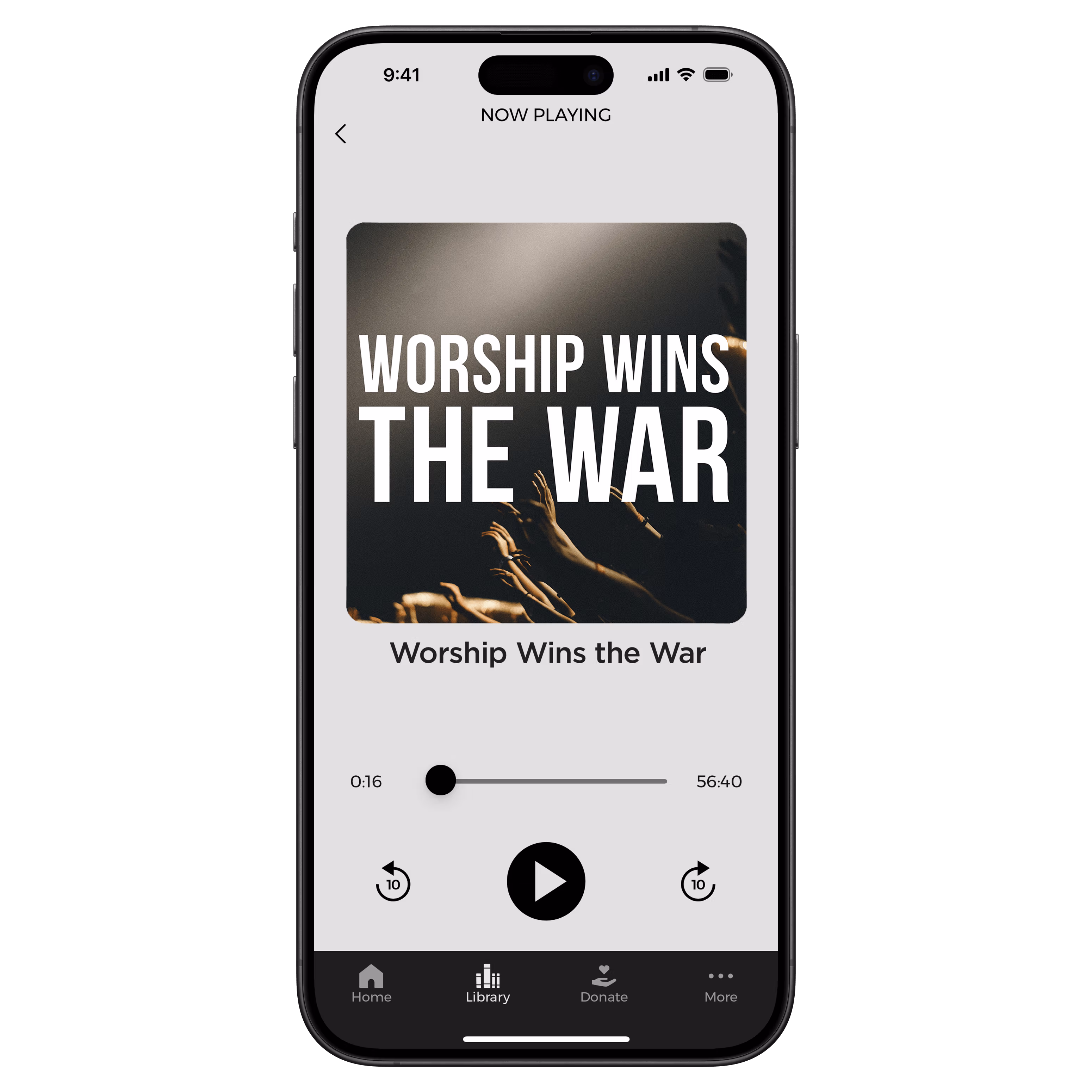 Worship Wins the War – Digital Audio Teaching