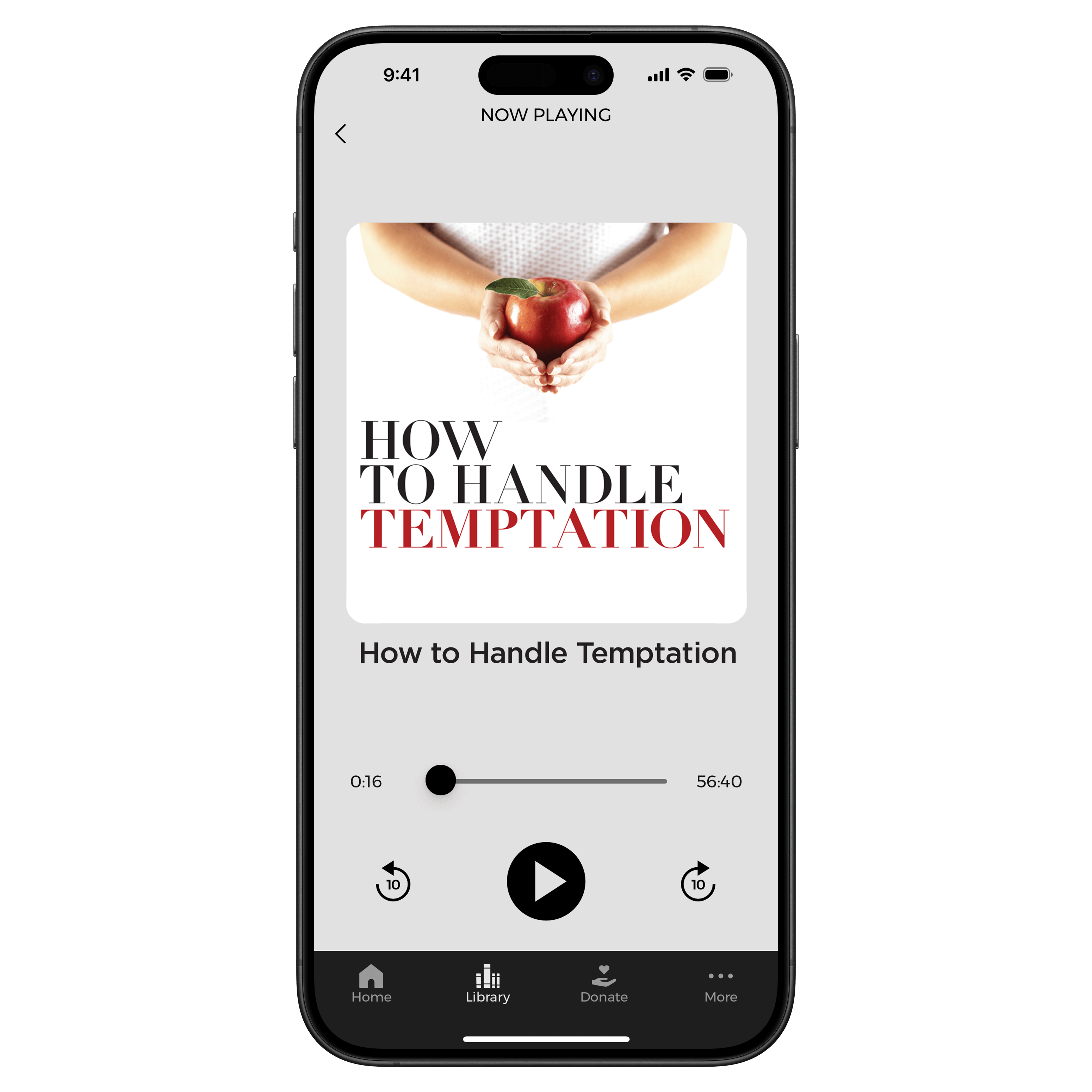 How to Handle Temptation - Digital Audio Teaching