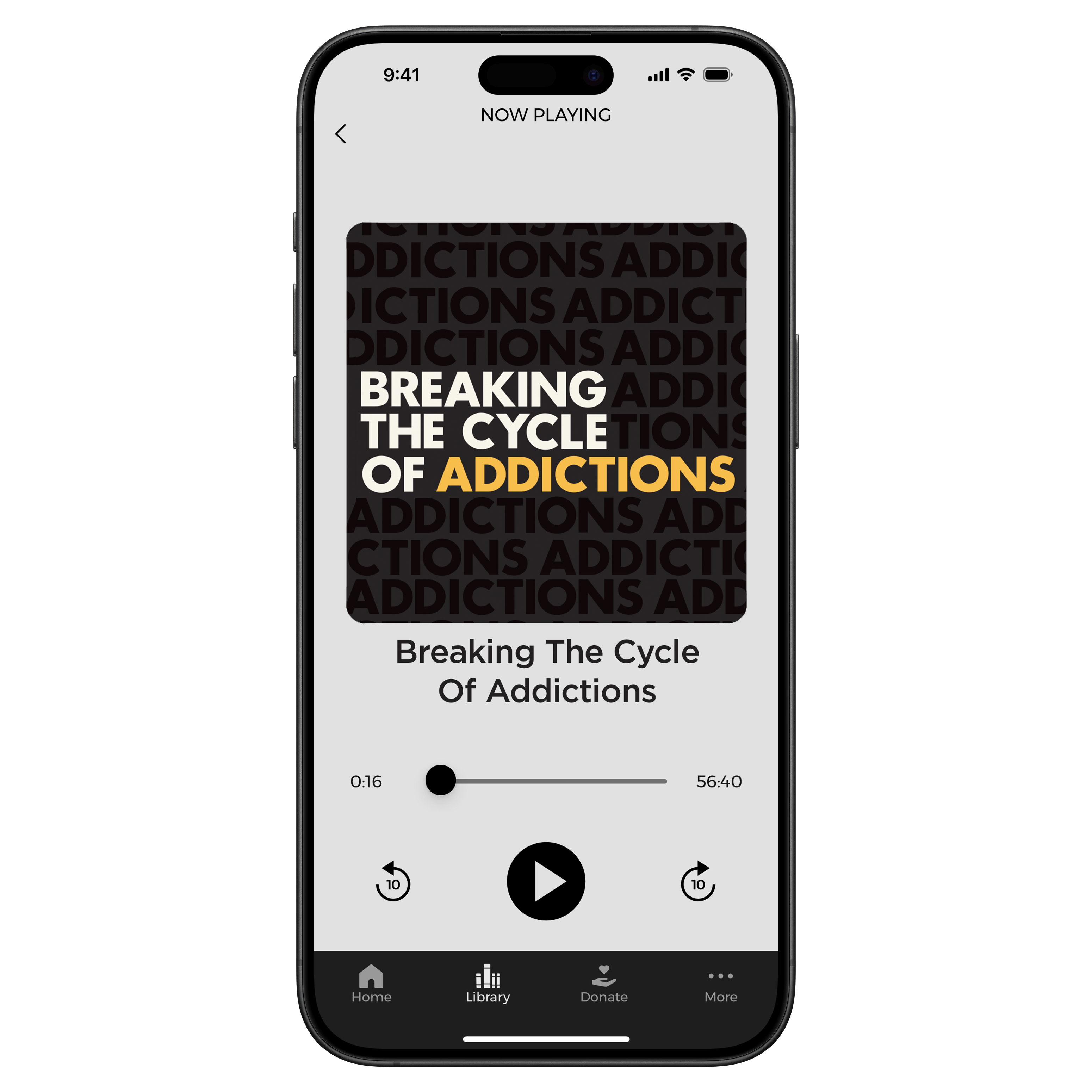 Breaking the Cycle of Addiction - Digital Audio Teaching