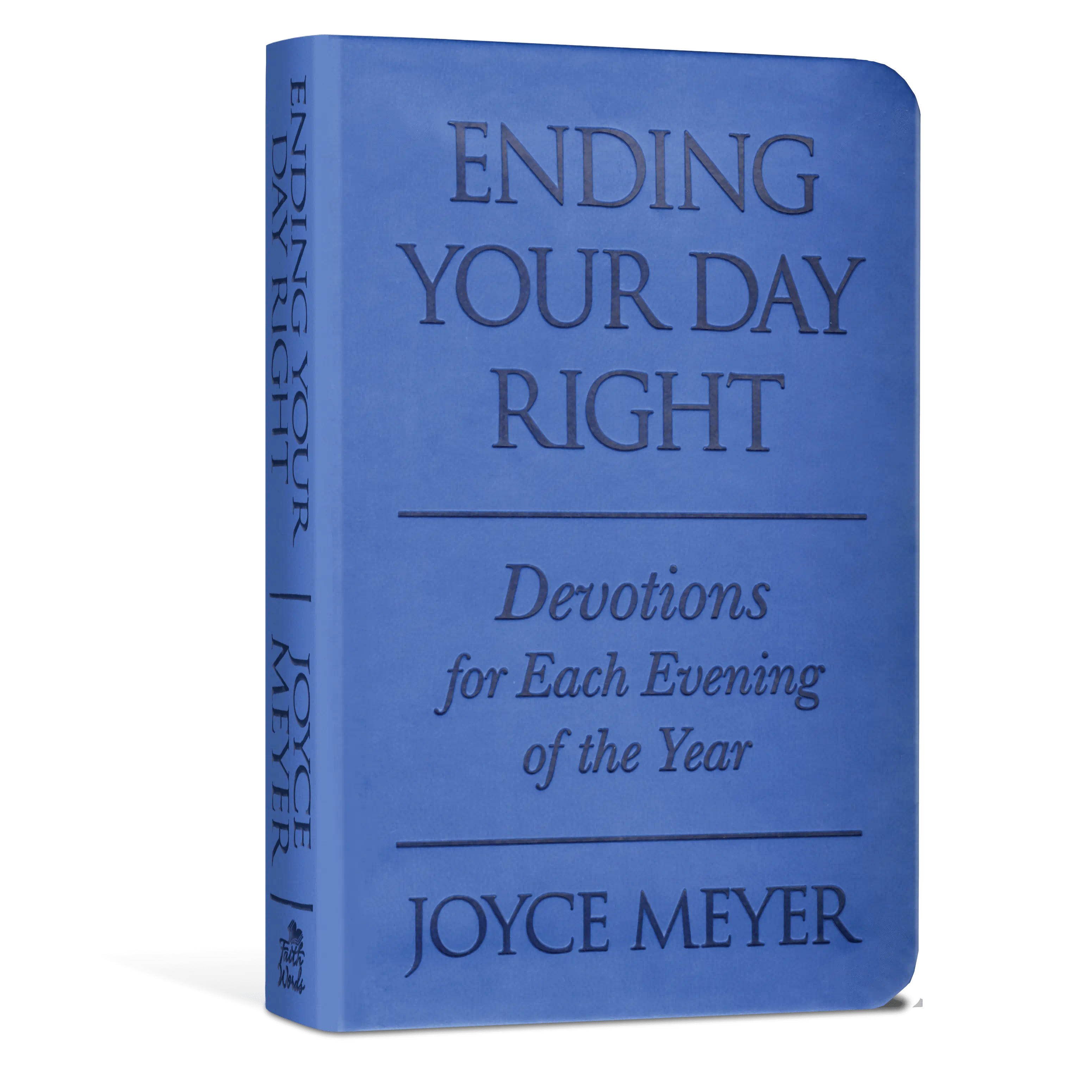 Ending Your Day Right Devotional (Blue)