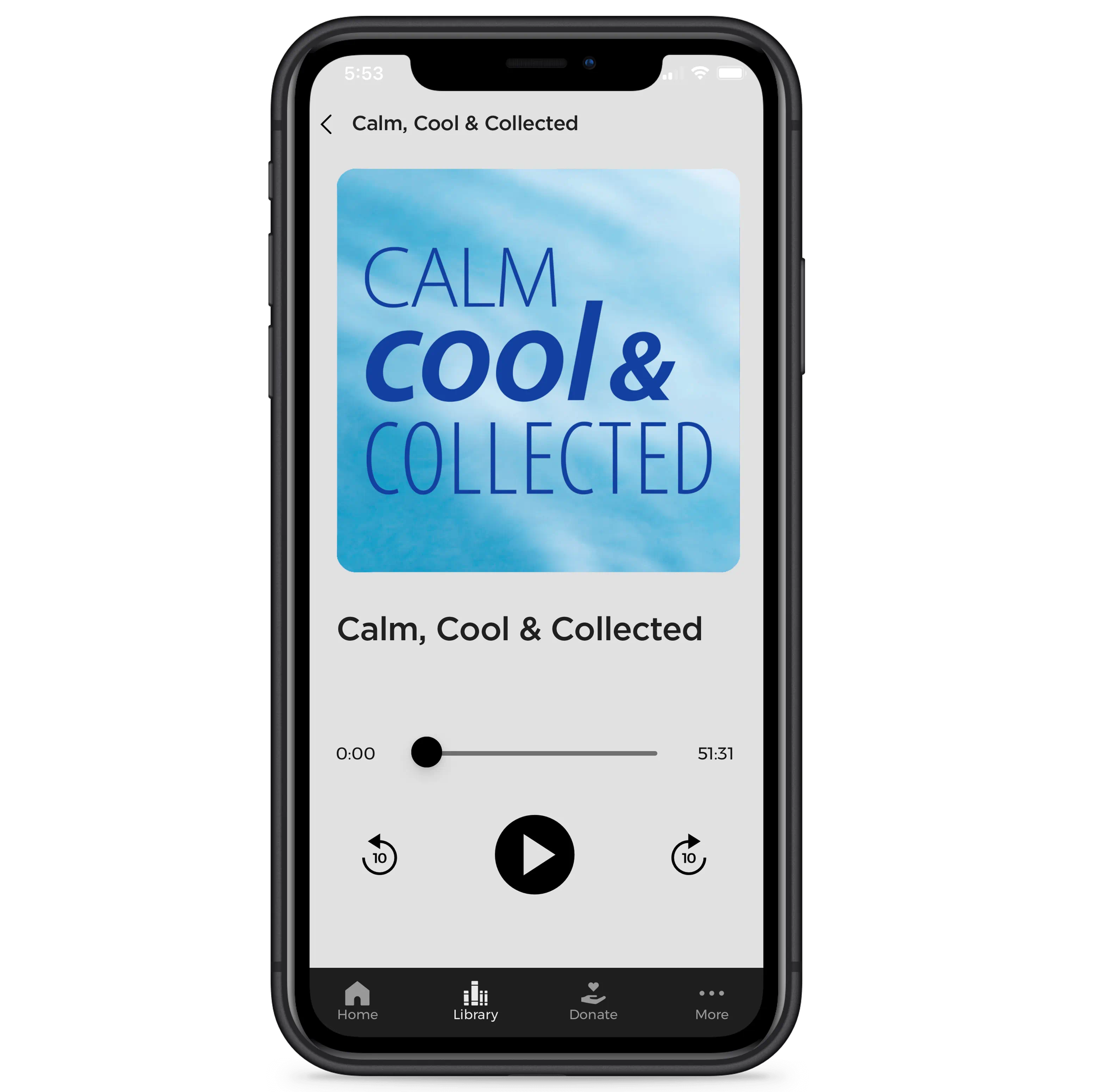 Calm, Cool and Collected - Digital Audio Teaching