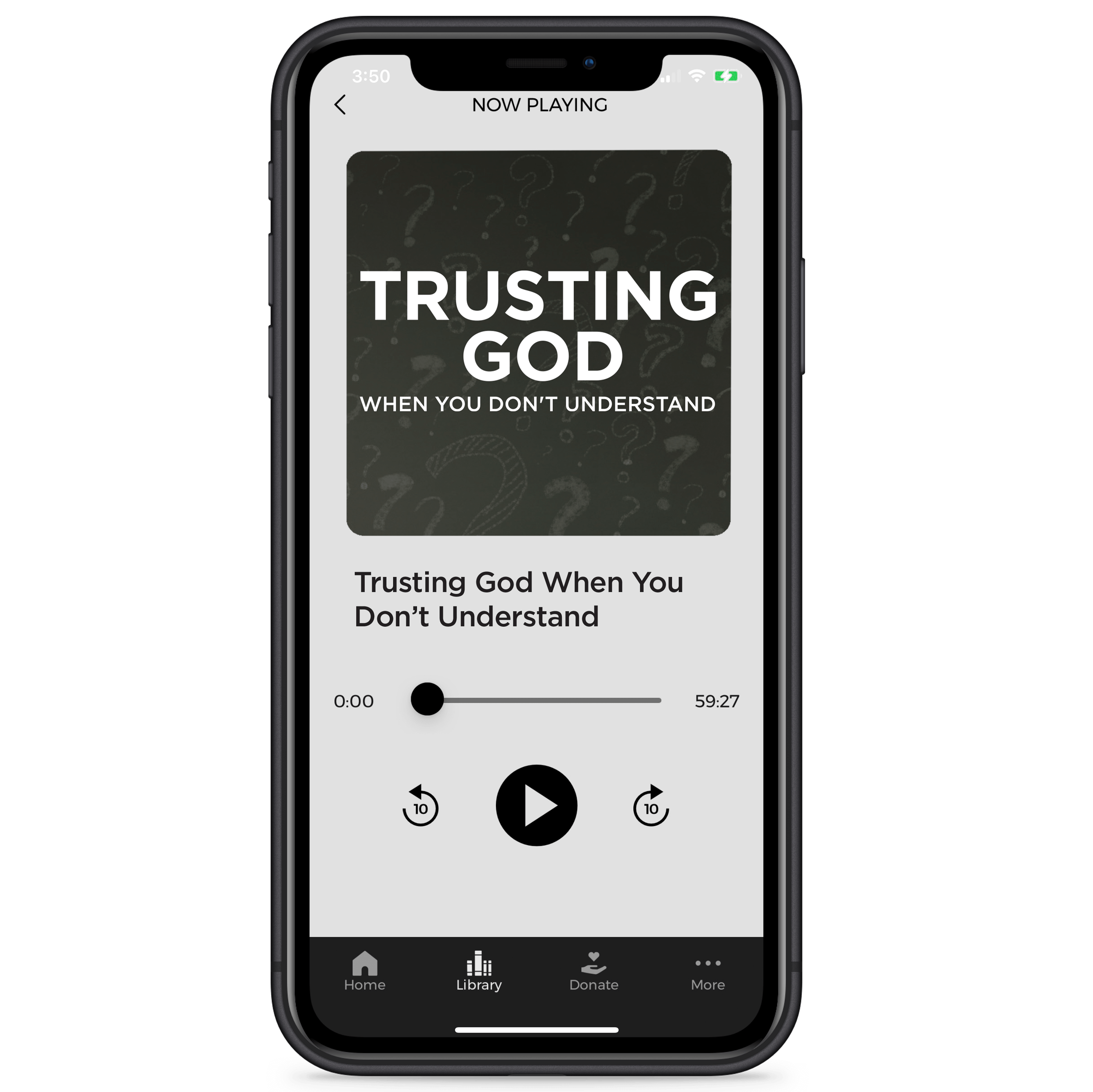 Trusting God When You Don't Understand - Digital Audio Teaching