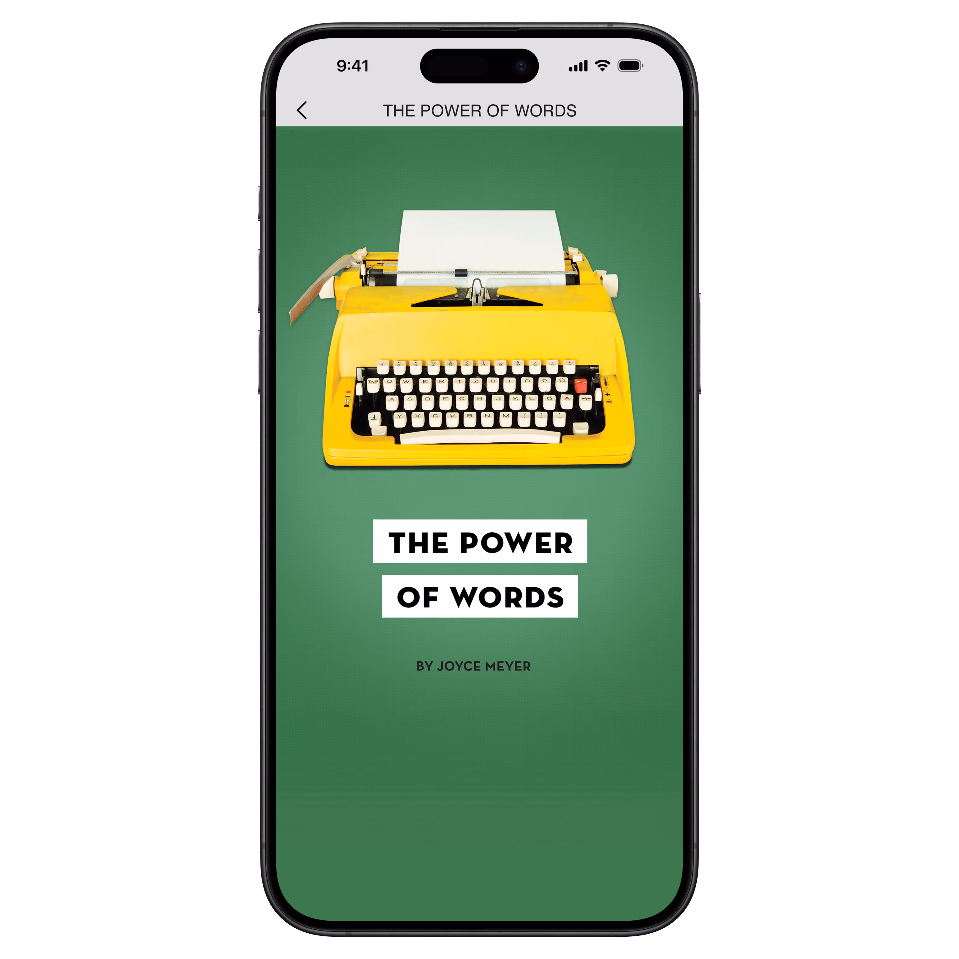 The Power of Words - eBook