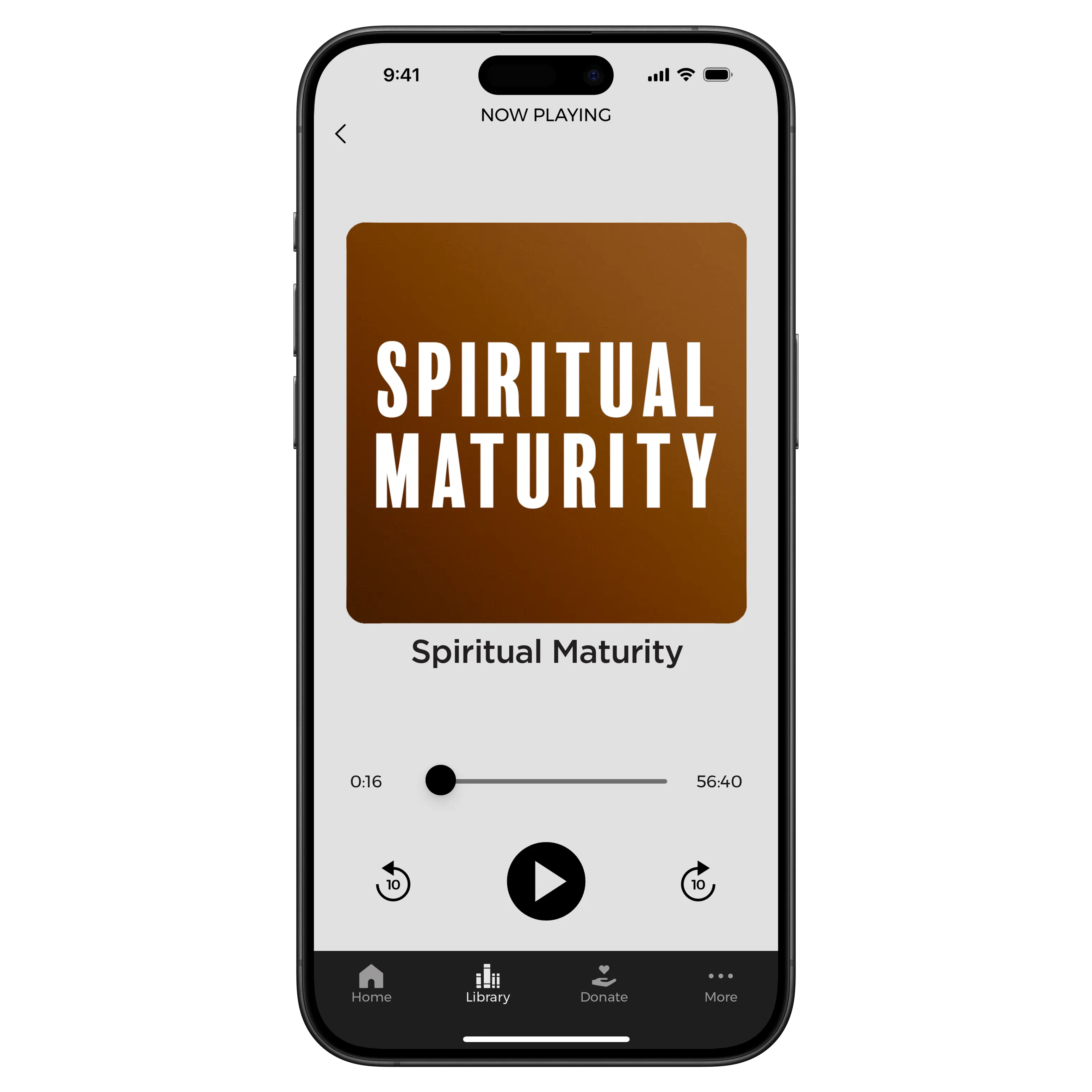 Spiritual Maturity - Digital Audio Teaching