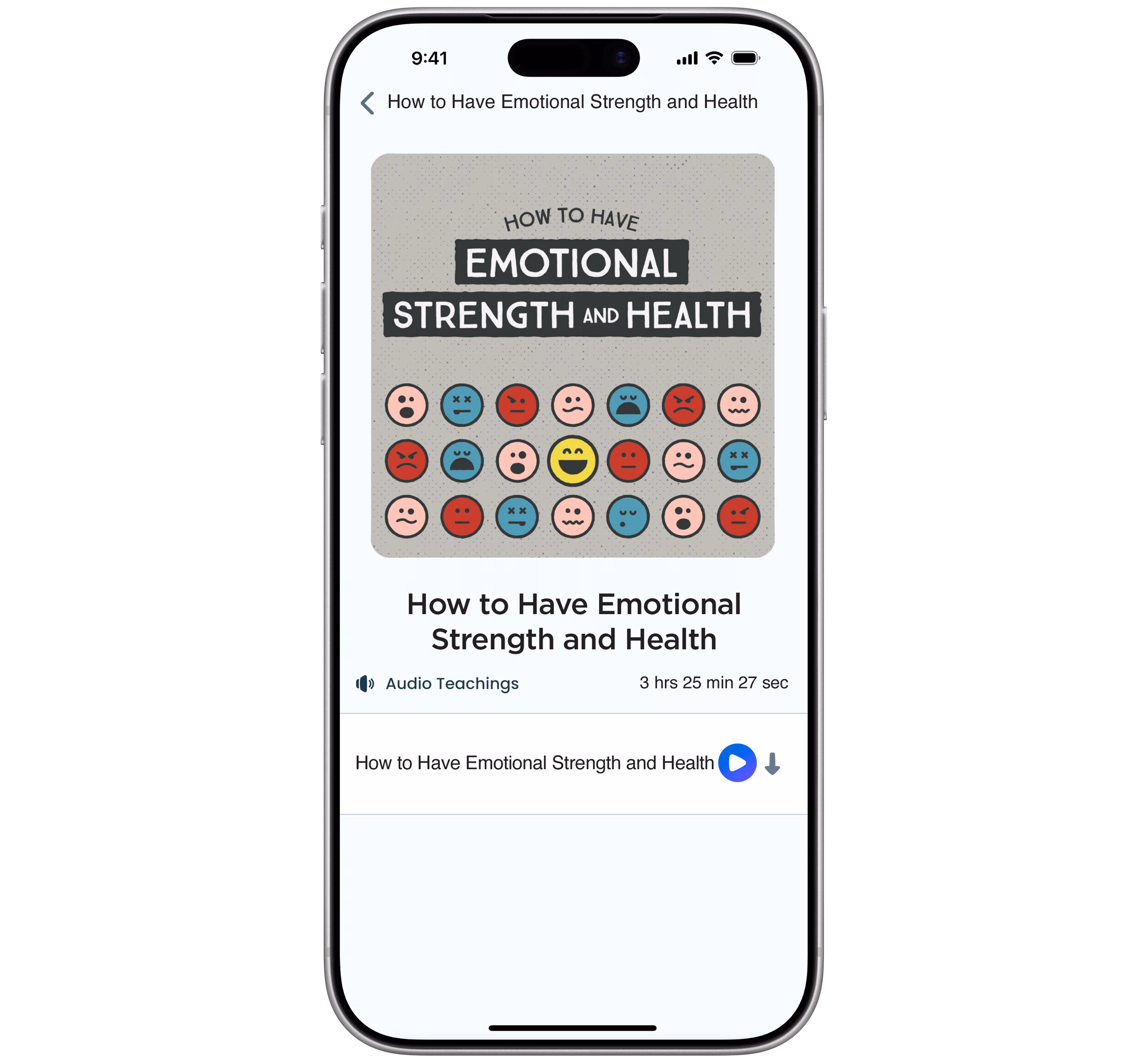 How to Have Emotional Strength and Health - Digital Audio Teaching