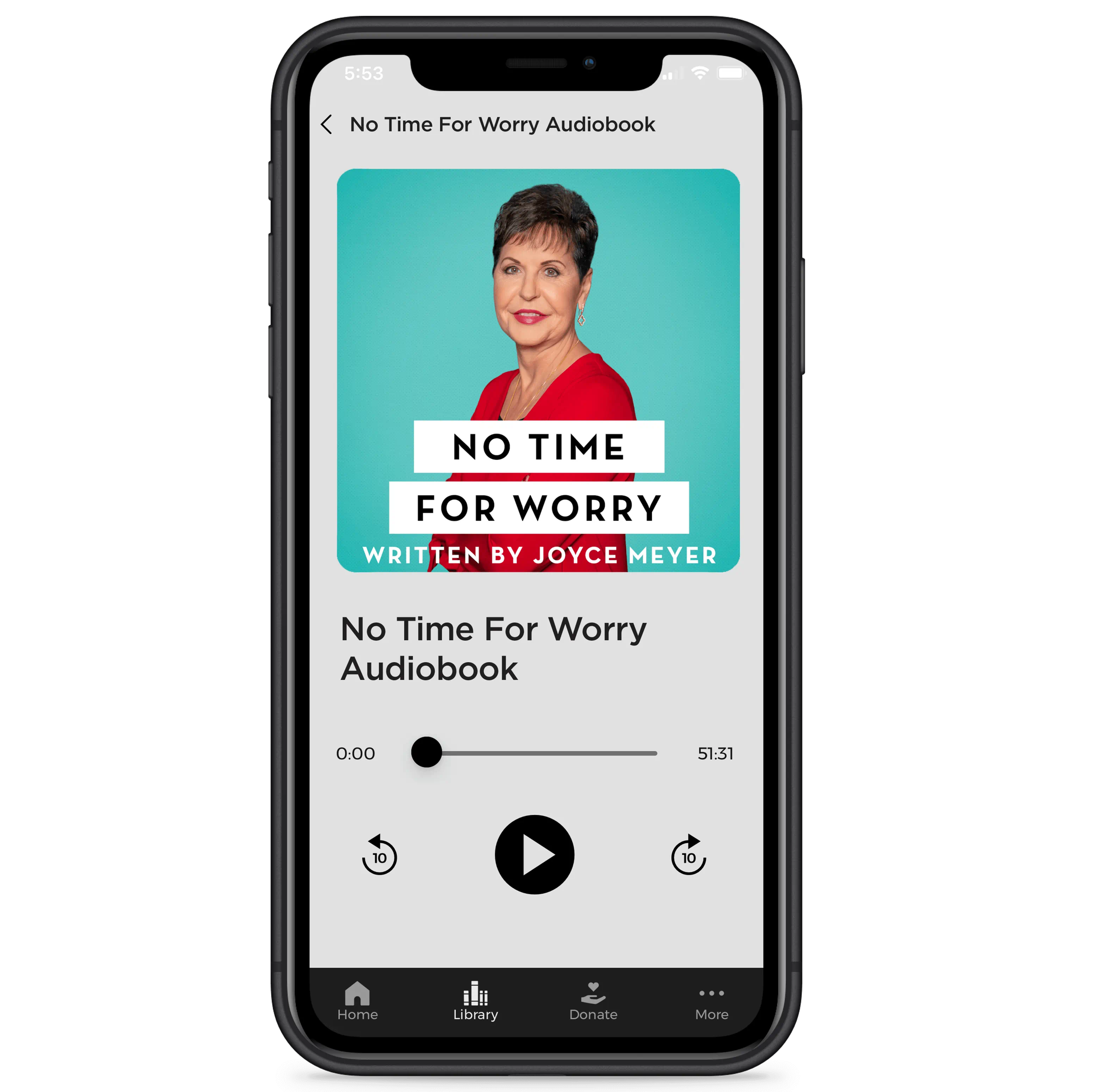 No Time for Worry – Audio Book