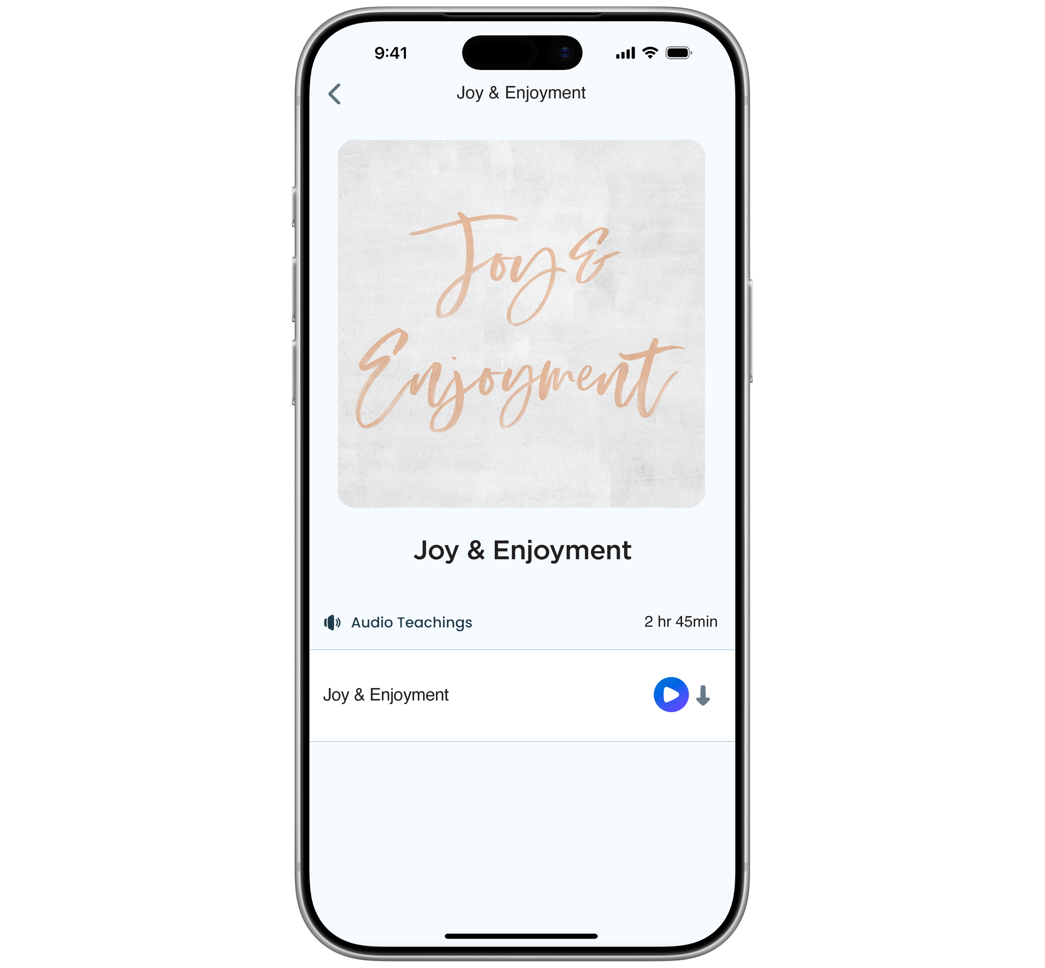 Joy and Enjoyment - Digital Audio Teaching