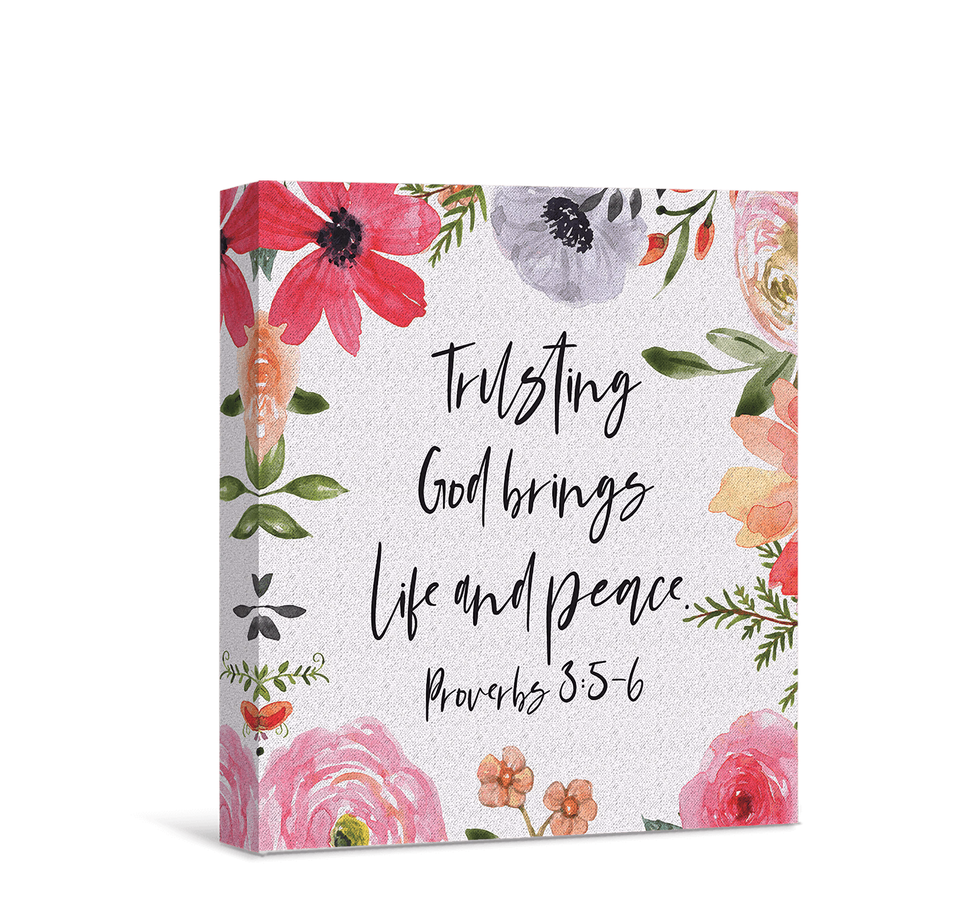 Trusting God Brings Life and Peace - Canvas Wall Hanging