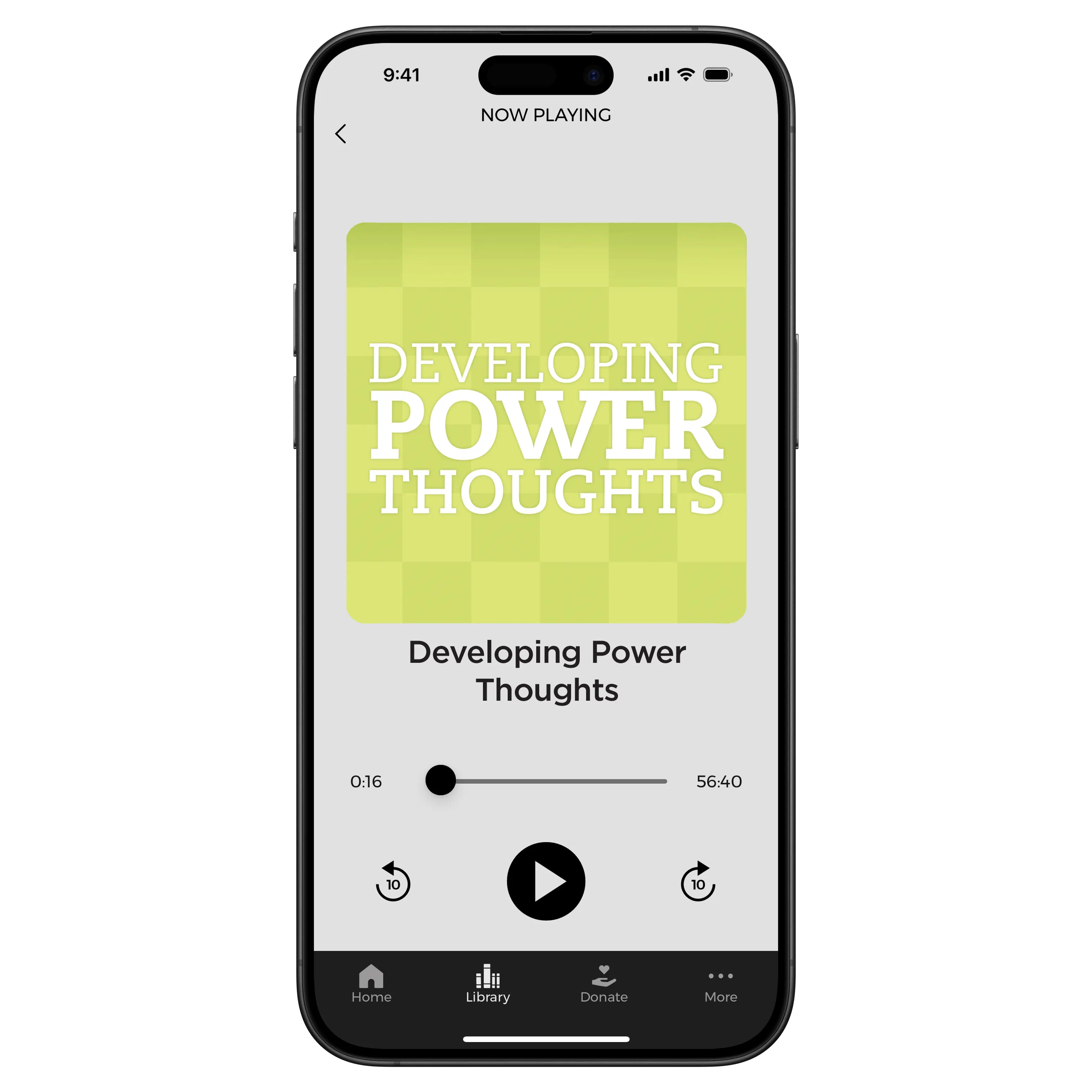 Developing Power Thoughts - Digital Audio Teaching