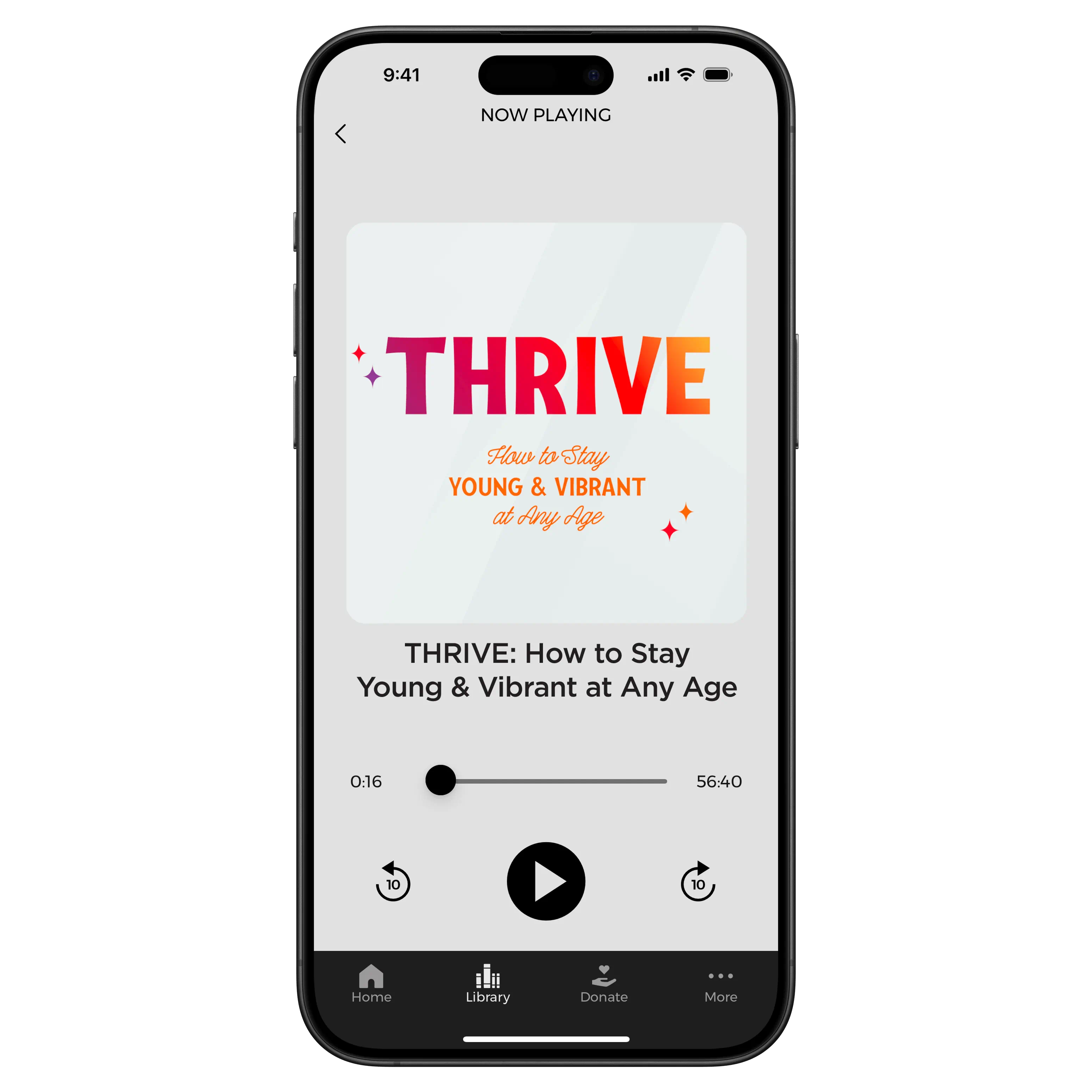 Thrive: How to Stay Young and Vibrant at Any Age - Digital Audio Teaching