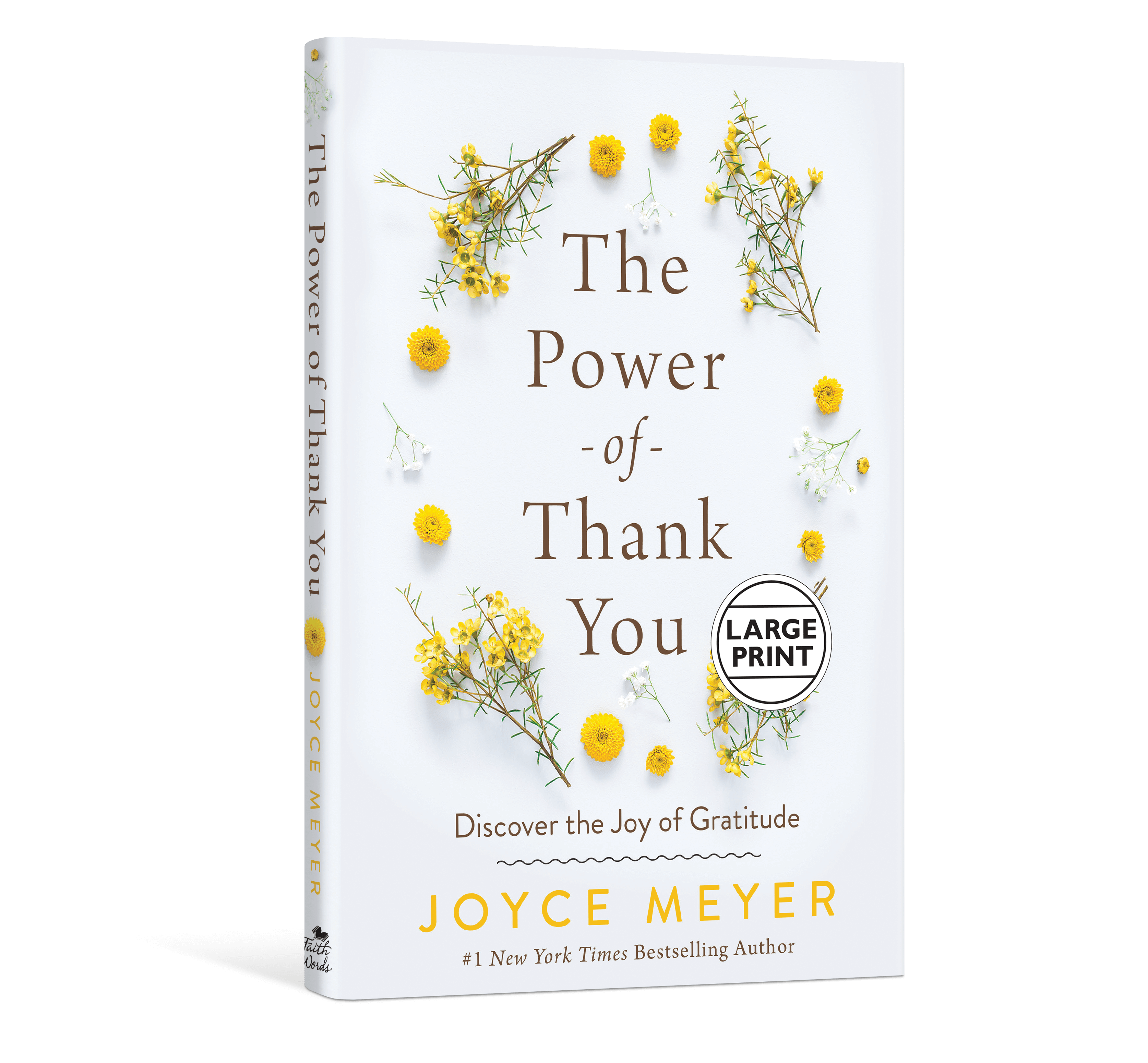 The power of thank you large print