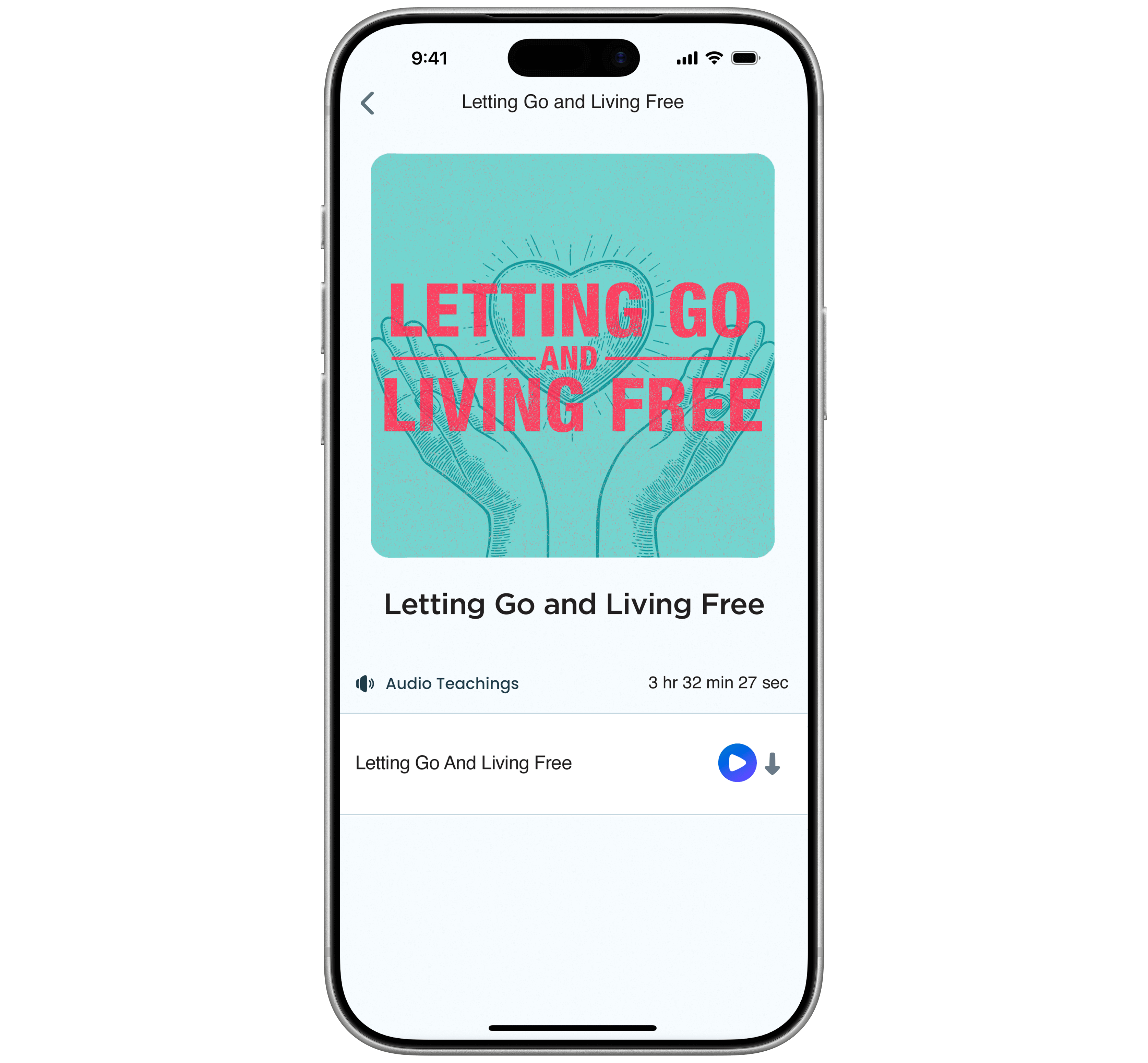 Letting Go & Living Free - Digital Audio Teaching