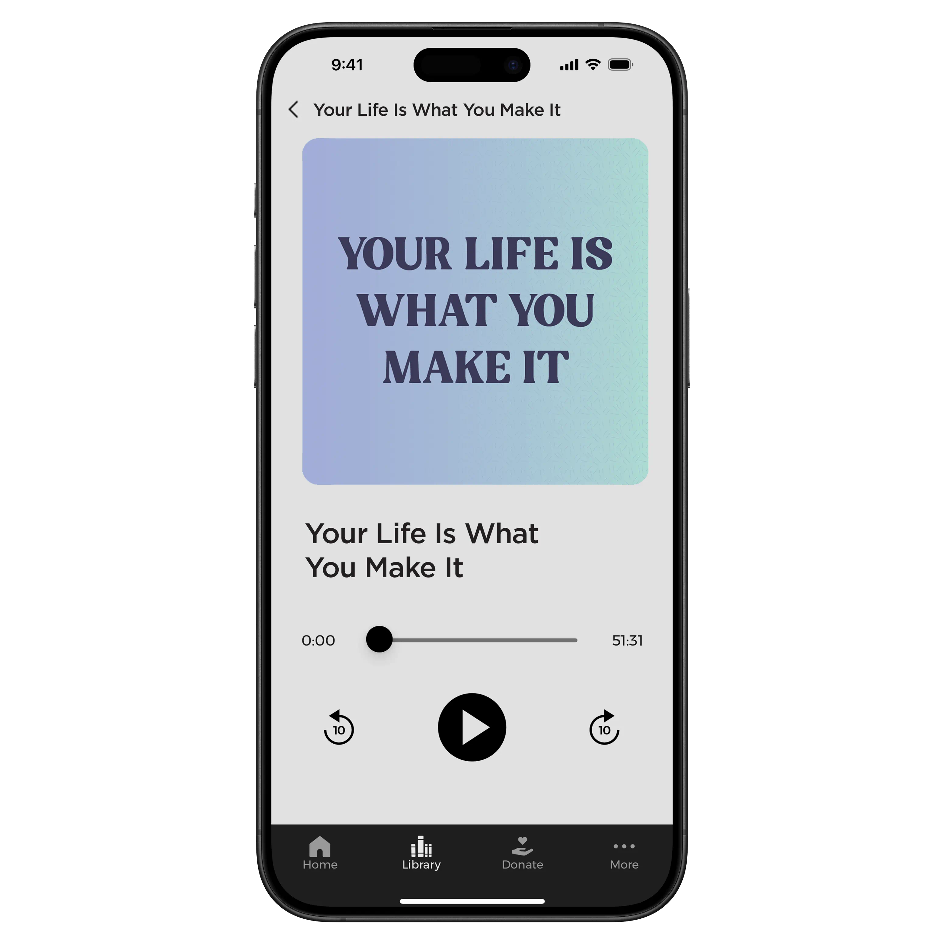 Your Life is What You Make It - Digital Audio Teaching