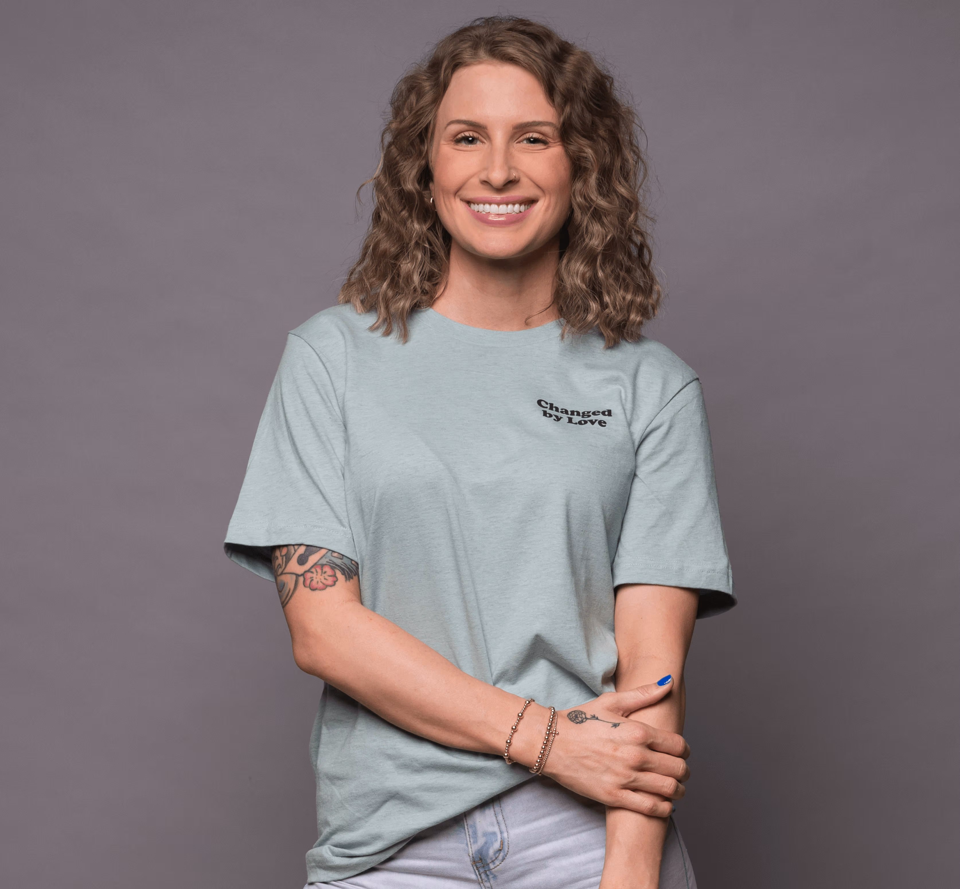 Changed by Love - Heather Dusty Blue