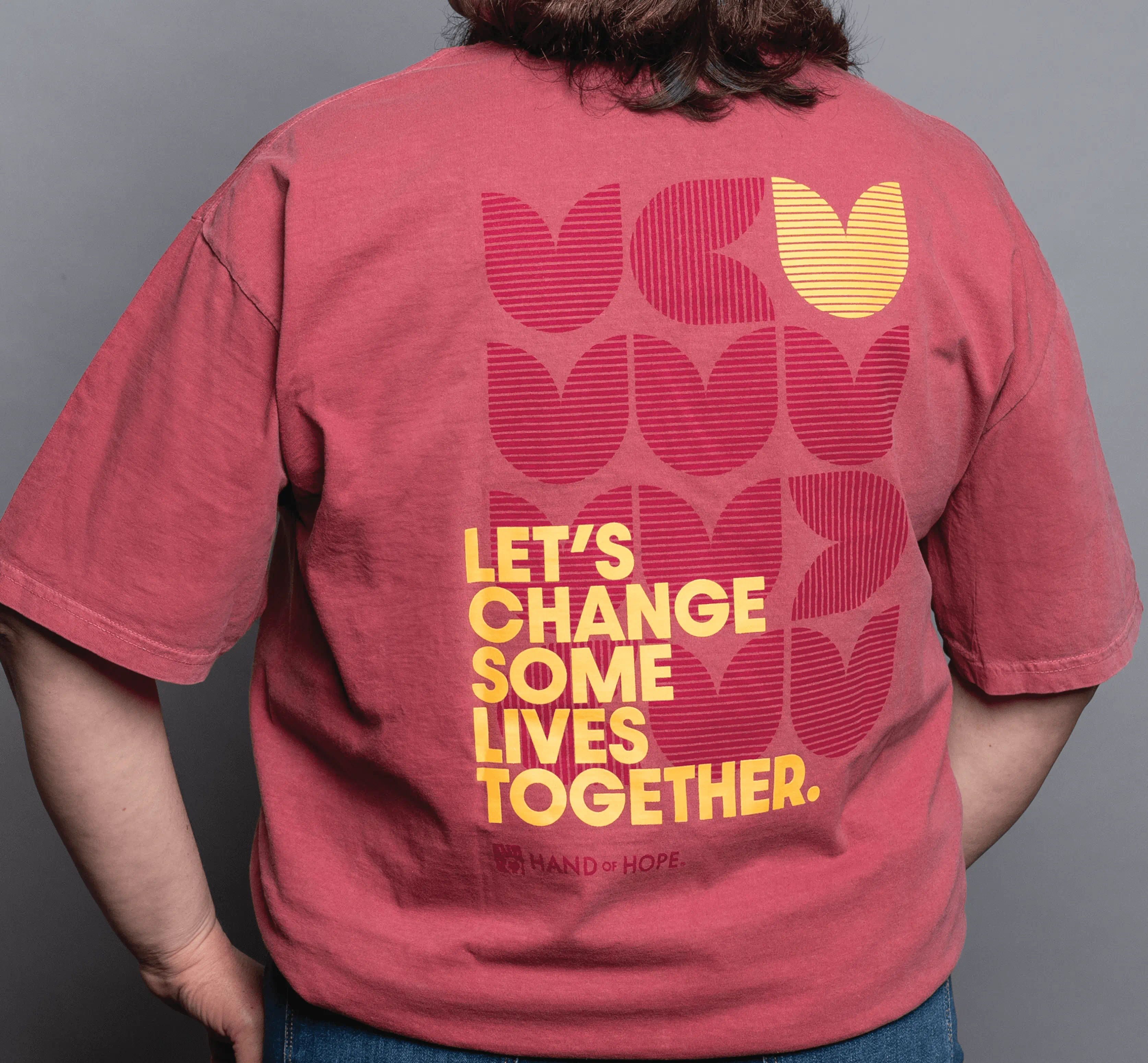 Let’s Change Some Lives Together – Brick Short Sleeve Tee