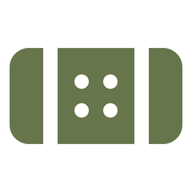Illustration of a bandage icon