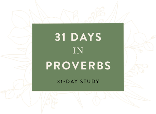 31 days in proverbs