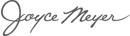 Joyce Meyer's signature