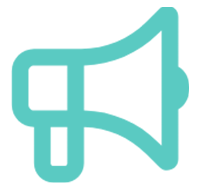 Illustration of a megaphone icon above the text Speaking God's Word out loud over your life.